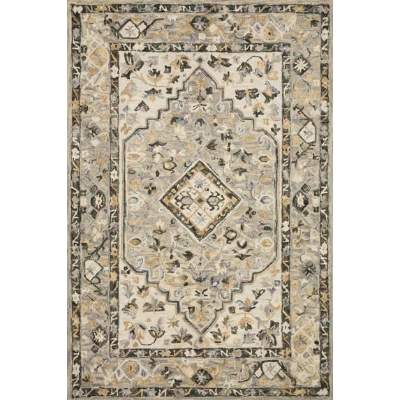 Loloi Beatty Oriental Grey / Ivory Area Rug