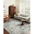 thumbnail image 1 of Loloi Bianca Collection BIA-04 Grey / Multi, Abstract Area Rug 6'-7" x 9'-2", 1 of 5
