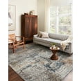 thumbnail image 1 of Loloi II Bianca Collection BIA-06 Granite / Multi, Abstract Area Rug 3'-4" x 5'-7", 1 of 5