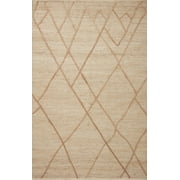 Loloi Bodhi Collection BOD-01 Ivory / Natural, Geometric Area Rug 2-0 x 5-0