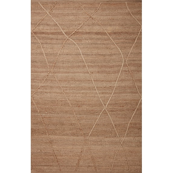 Loloi Bodhi Collection BOD-05 Natural / Natural, Geometric Area Rug 2'-0" x 5'-0"