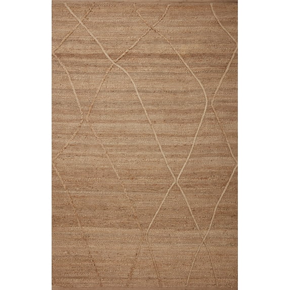 Loloi Bodhi Collection BOD-05 Natural / Natural, Geometric Area Rug 2'-6" x 7'-6"