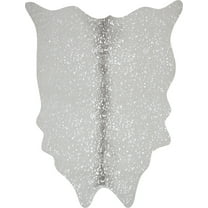 Loloi II Bryce Faux Cowhide Stone / Silver Area Rug