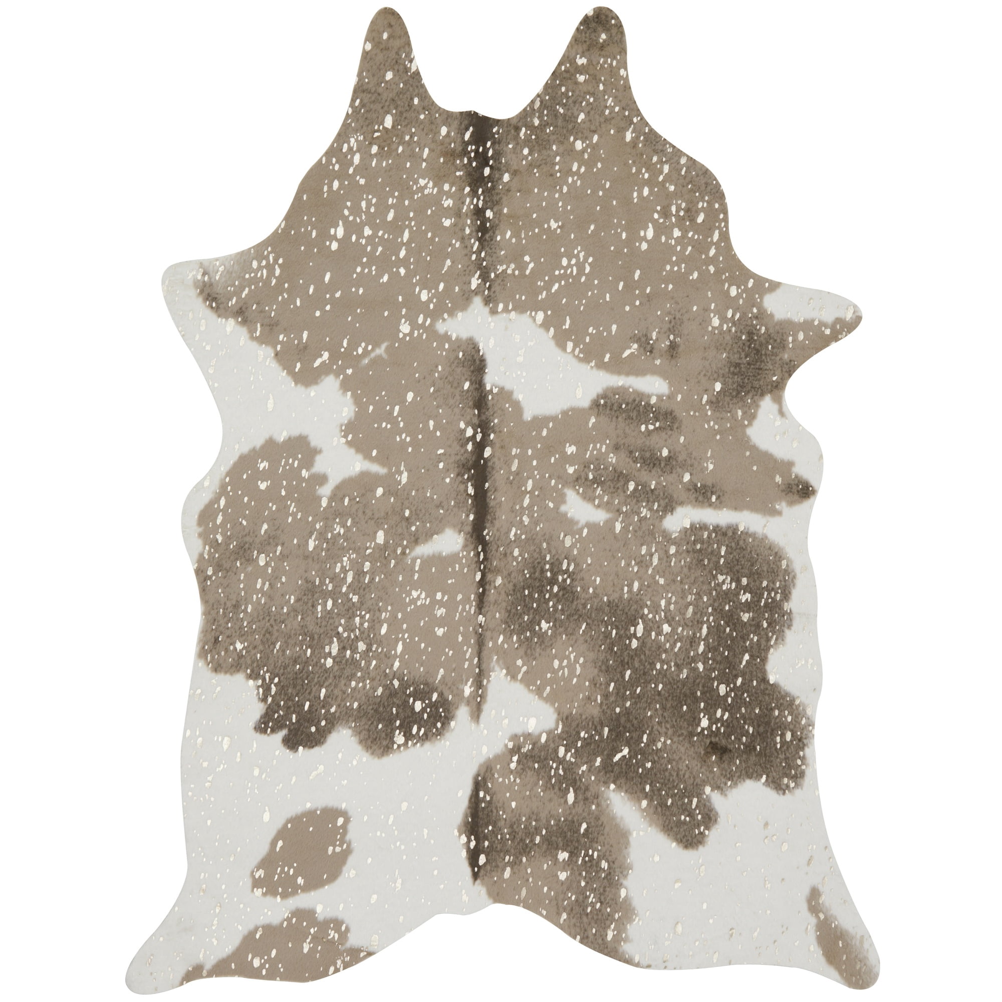 Loloi II Bryce Faux Cowhide Taupe/Champagne Area Rug - Walmart.com