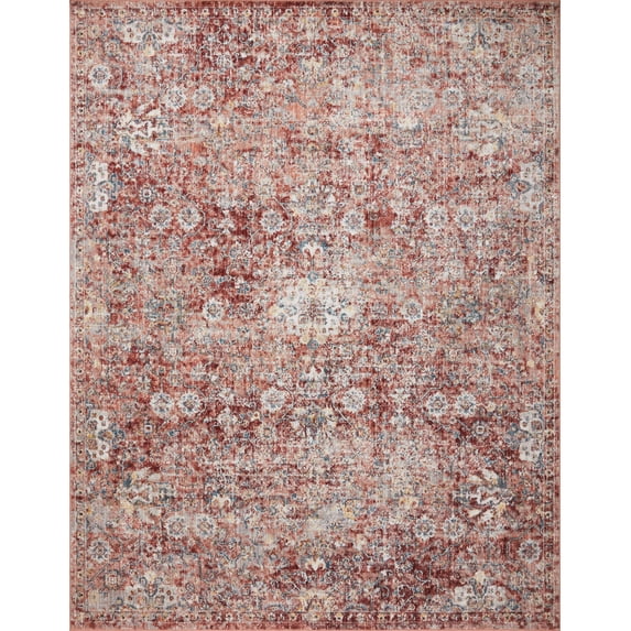 Loloi Cassandra Collection CSN-03 Rust / Ivory Oriental Area Rug 3'-9" x 5'-9"