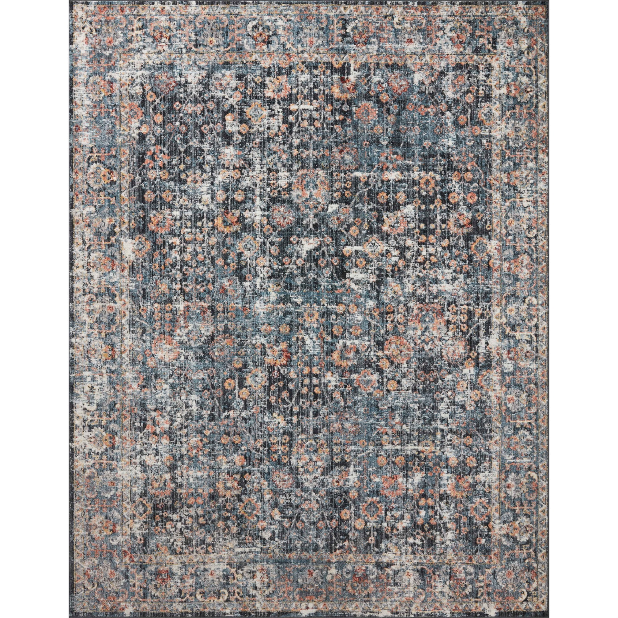 CSN-05 Blue / Multi - 2-6" x 4-0"
