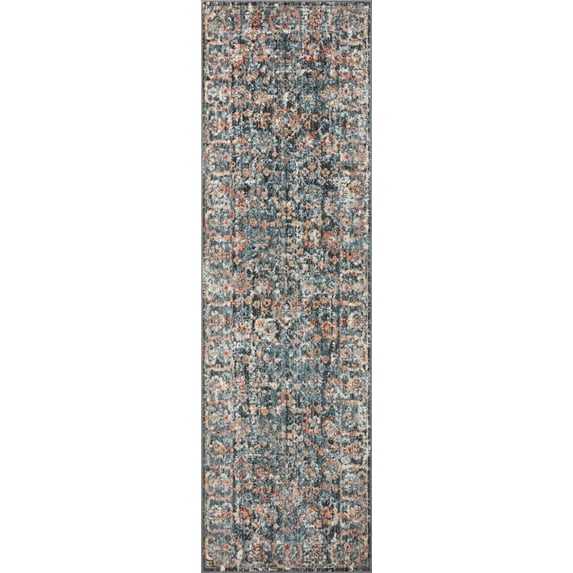CSN-05 Blue / Multi - 2-6" x 5-9"