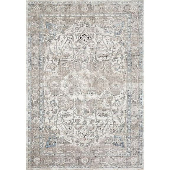 Loloi II Dante Oriental Ivory / Stone Area Rug