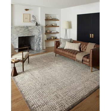 Loloi II Darby Ivory / Stone 18" x 18"Sample Rug