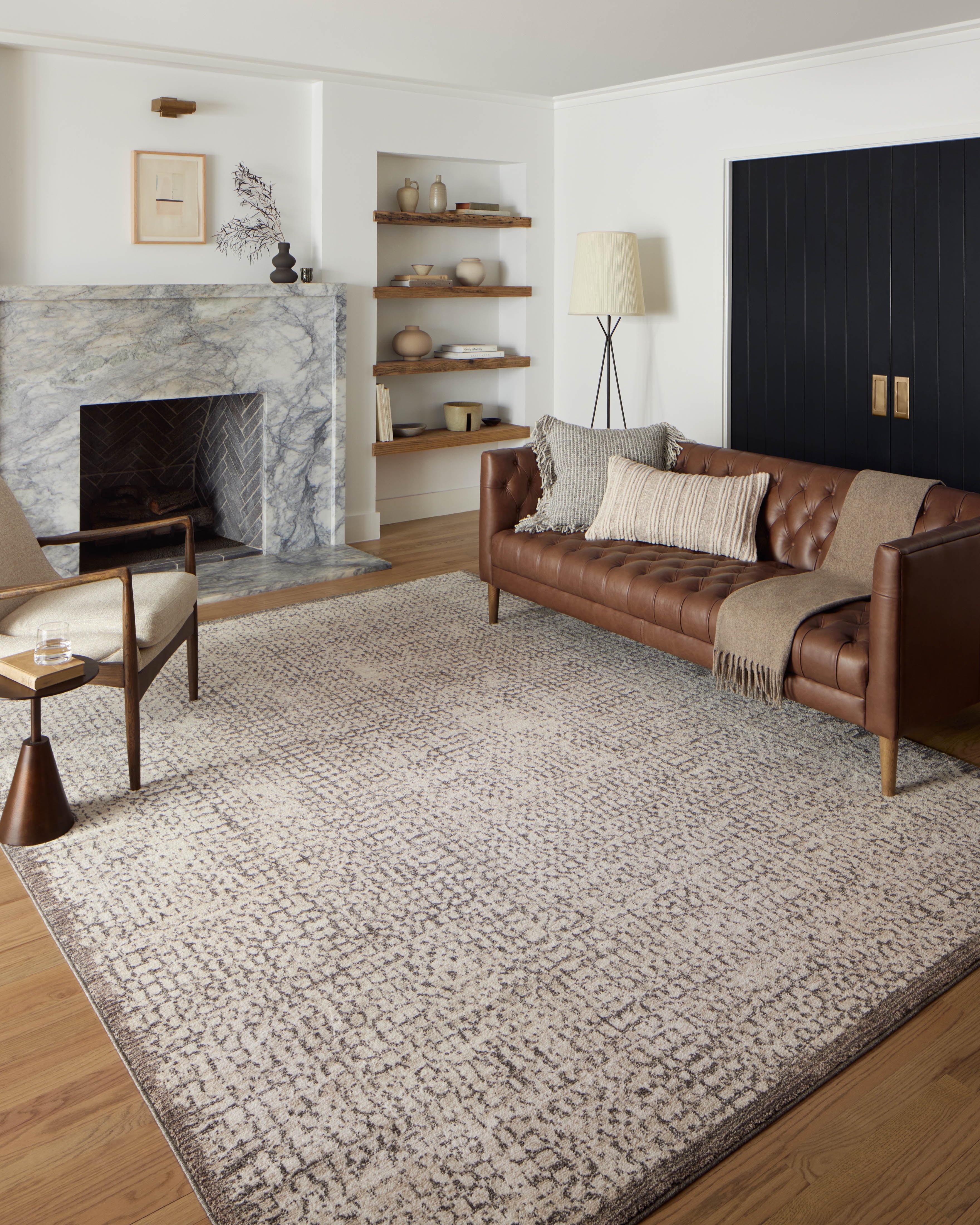 Loloi Darby Ivory / Stone 7'-10" x 10' Area Rug