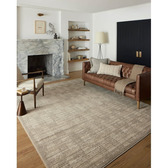 Loloi Darby Pebble / Sand 18" x 18"Sample Rug