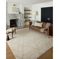 thumbnail image 1 of Loloi Darby Sand / Charcoal 6'-7" x 9'-3" Area Rug, 1 of 7