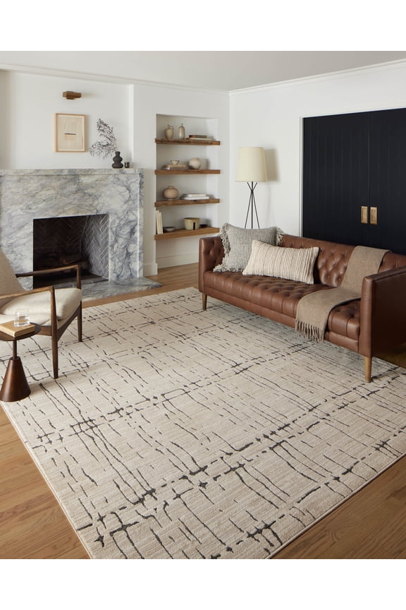 Darby Sand / Dk. Grey 2'-7" x 4' Accent Rug
