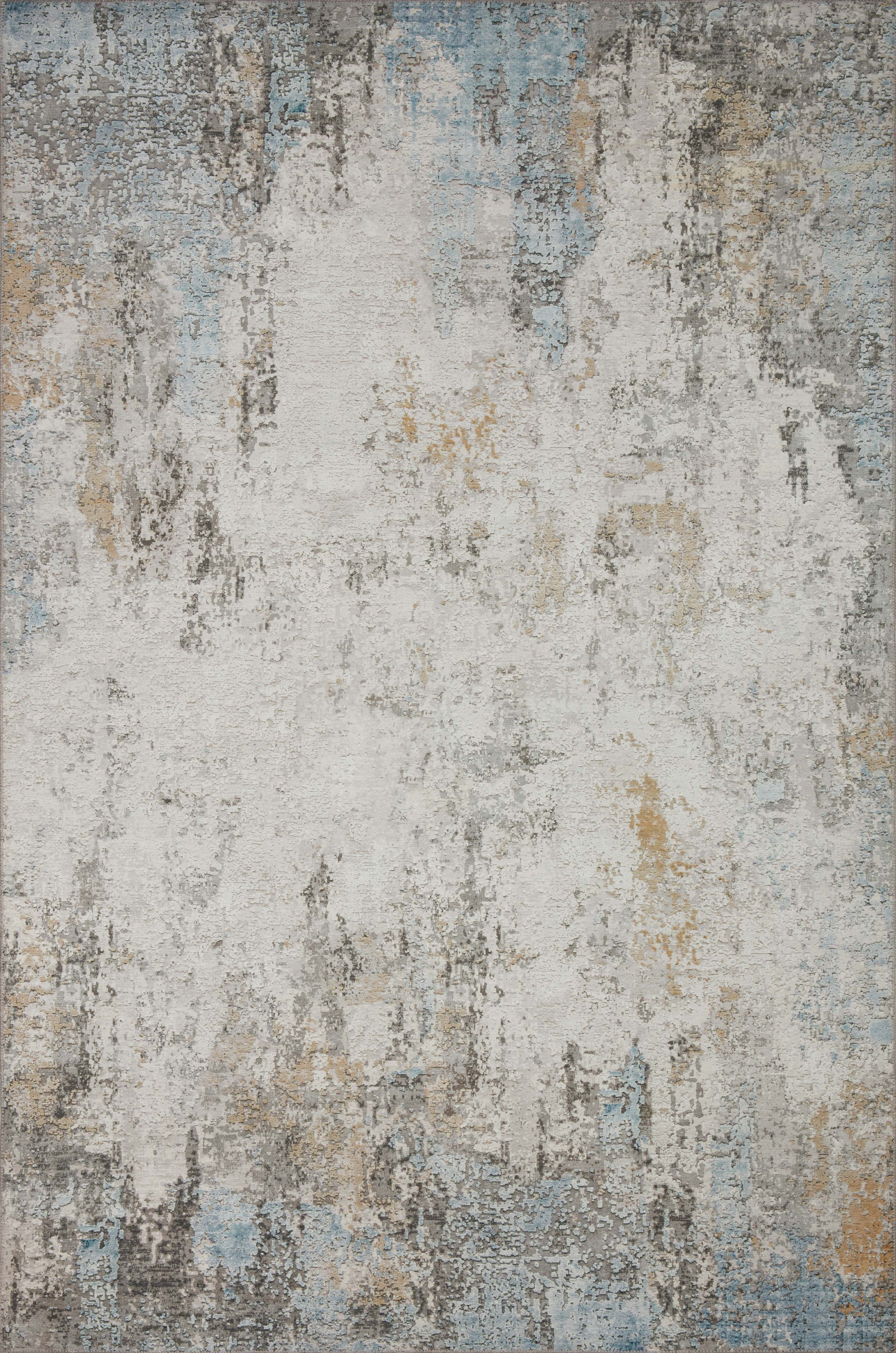 Loloi II Drift DRI-04 Antique / Multi Abstract Area Rug 18" x 18" Sample