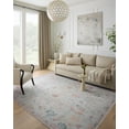 thumbnail image 1 of Loloi II Elysium Area Rug, Pebble / Multi, 7'6" x 9'6", 100% Polyester, 1 of 2