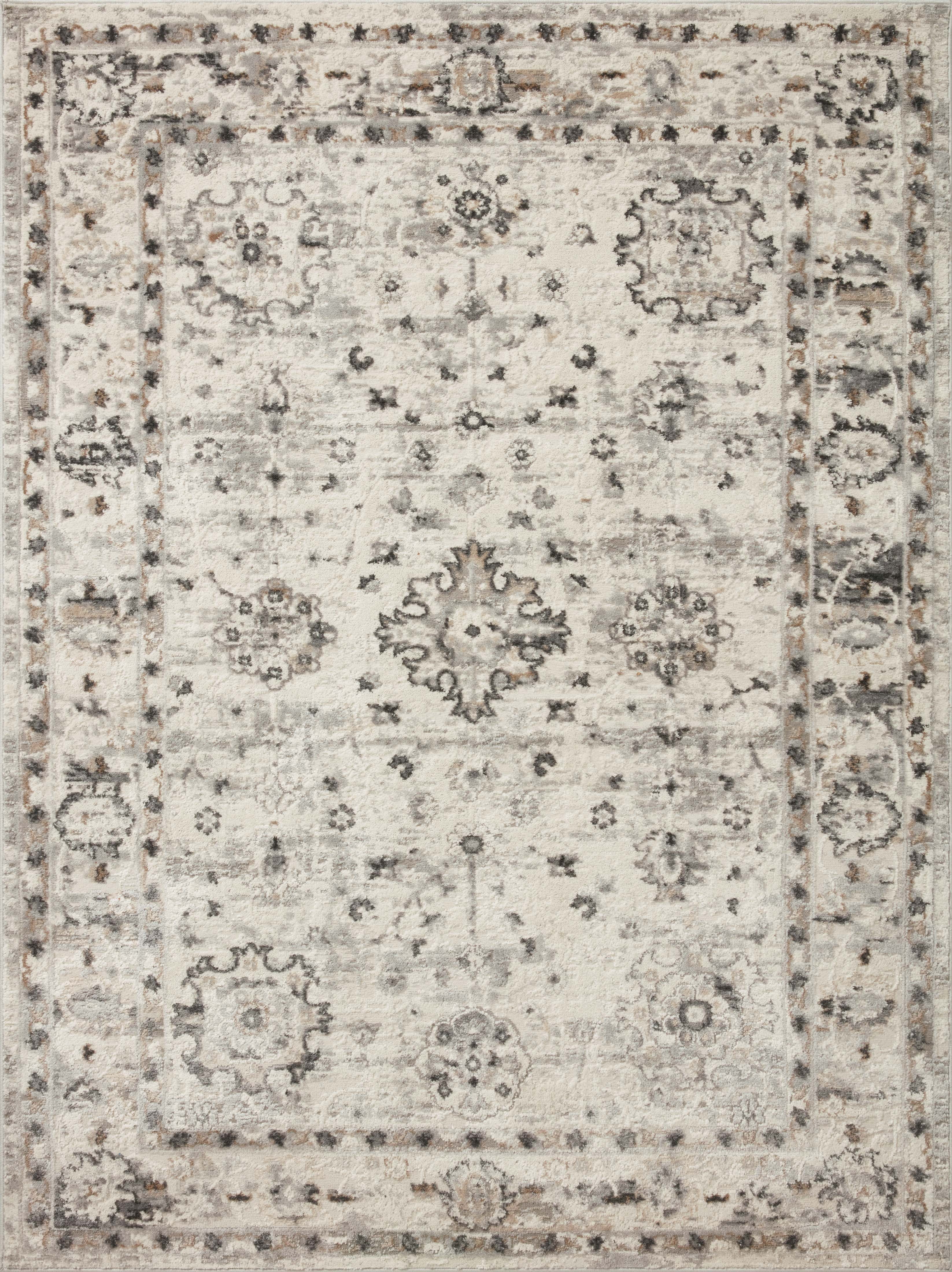 EST-01 Ivory / Stone - 3-11" x 5-7"