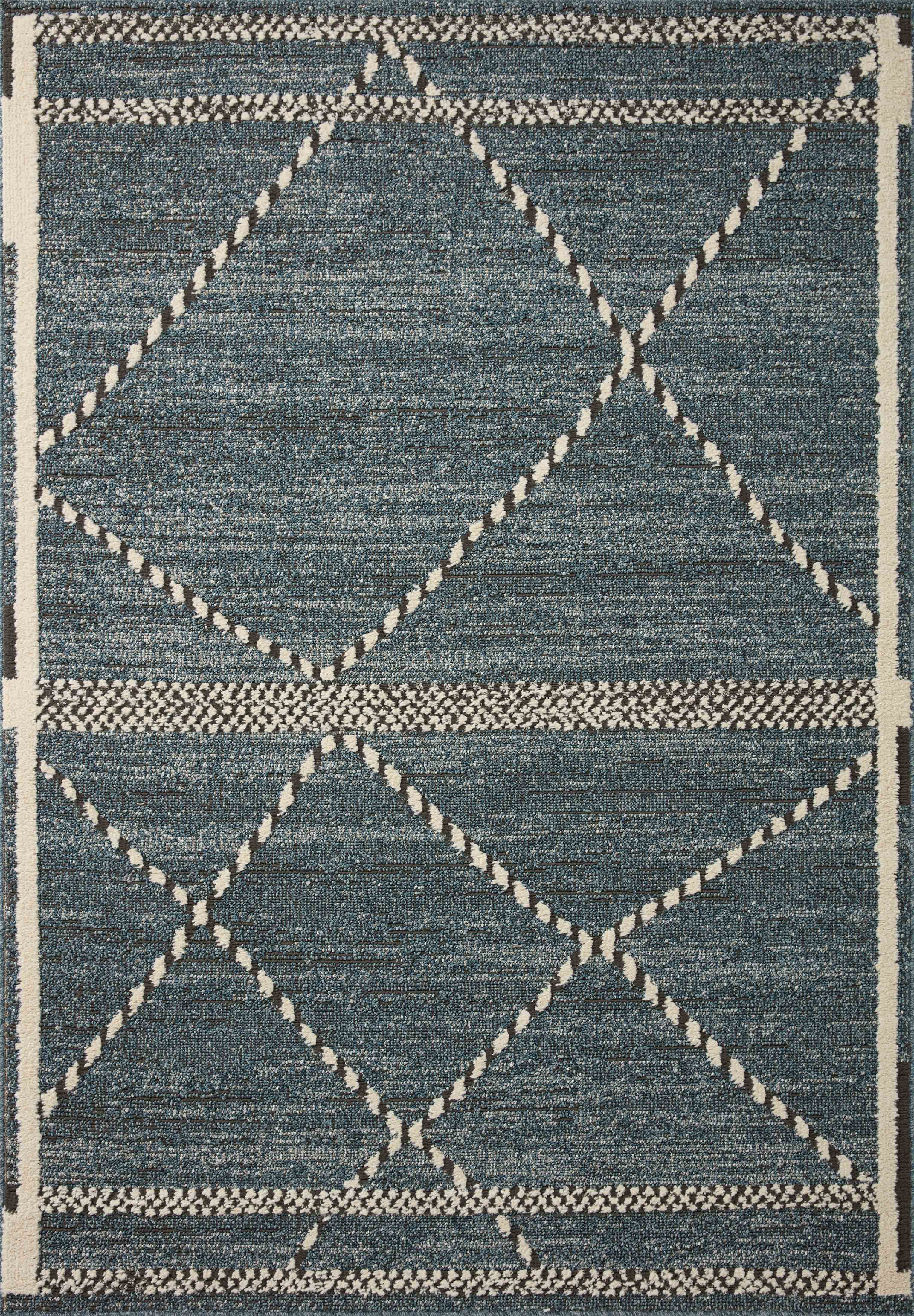 Loloi Fabian Denim / Charcoal 2'-7" x 10'-0" Area Rug