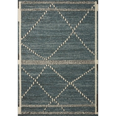 Loloi II Fabian Denim / Charcoal 4'-0" x 6'-0" Area Rug