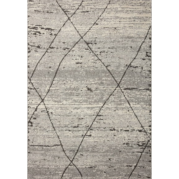 Loloi Fabian Grey / Charcoal 7'-10" x 10' Area Rug