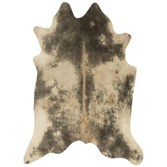 Loloi II Grand Canyon Faux Cowhide Beige / Ash Area Rug