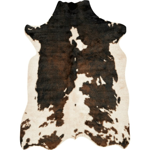 Loloi Grand Canyon Faux Cowhide Beige / Brown Area Rug