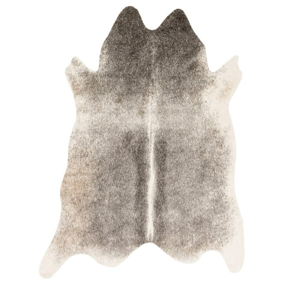 Loloi II Grand Canyon Faux Cowhide Grey / Ivory Area Rug