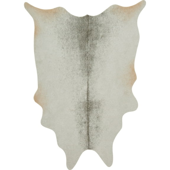 Loloi II Grand Canyon Faux Cowhide Silver / Grey Area Rug