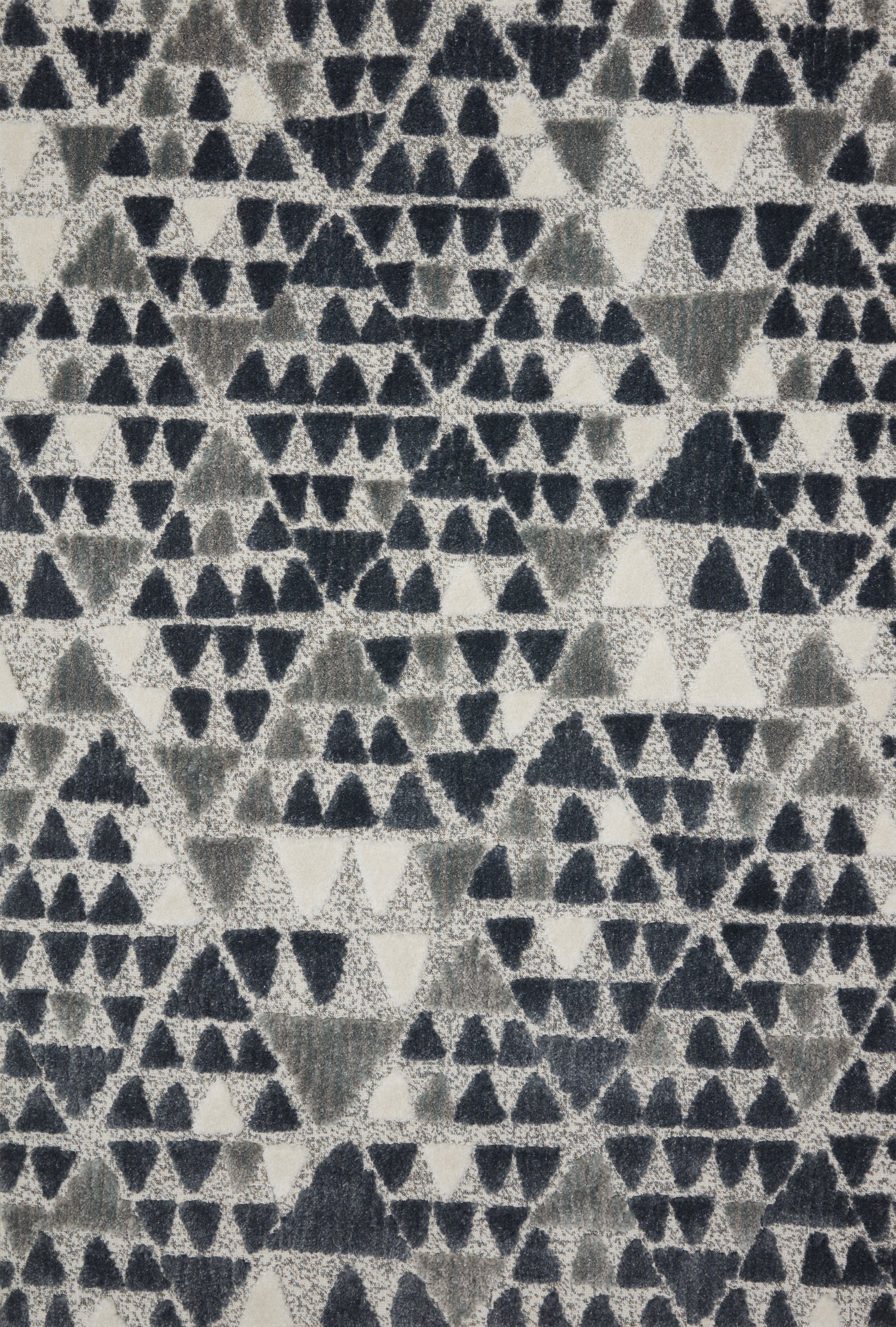 Loloi Hagen HAG-06 Slate / Denim Geometric Area Rug 5'-3" x 7'-8"