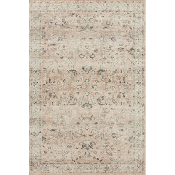 Loloi Hathaway Printed Oriental Area Rug, Blush / Multi, 7'-6" x 9'-6"