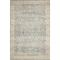 Loloi II Hathaway Printed Oriental Denim / Multi Area Rug
