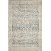 Loloi II Hathaway Printed Oriental Denim / Multi Area Rug