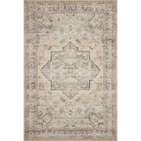 Loloi Hathaway Printed Oriental Multi / Ivory Area Rug