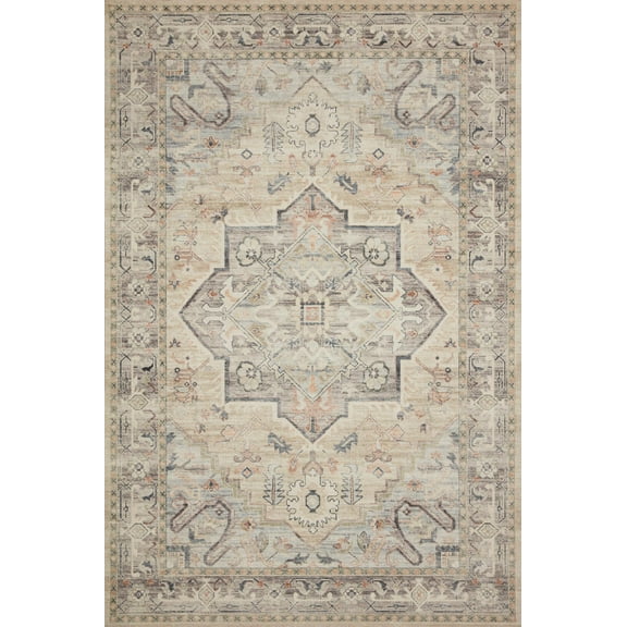 Loloi II Hathaway Printed Oriental Multi / Ivory Area Rug