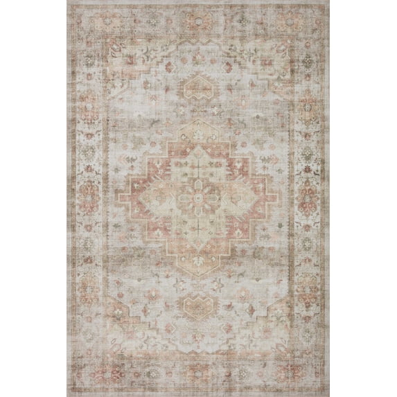 Loloi Heidi Collection HEI-02 Sage / Multi, Oriental Area Rug 8'-6" x 11'-6"
