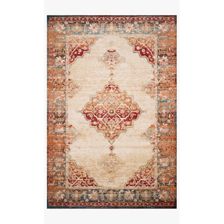 Loloi II Isadora Oriental Ant. Ivory / Sunset Area Rug - Walmart.com