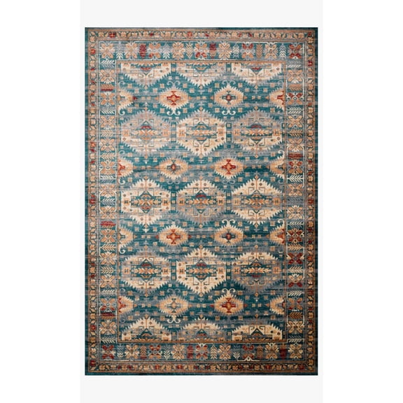 Loloi II Isadora Oriental Lagoon / Multi Area Rug