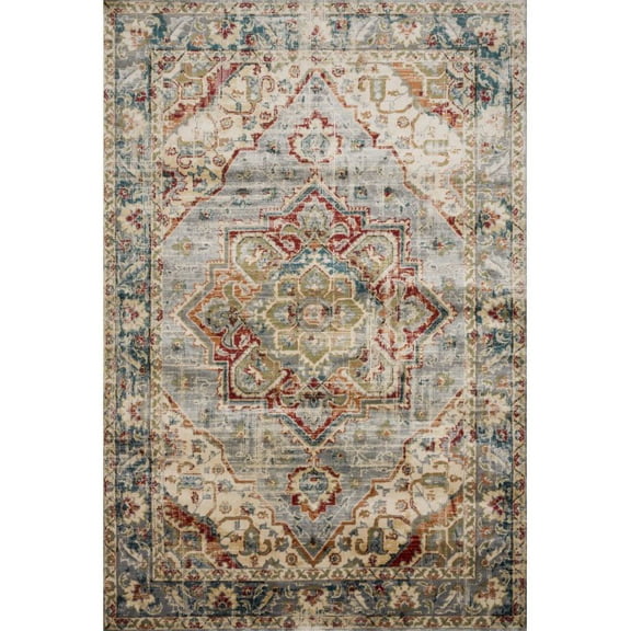 Loloi II Isadora Oriental Oatmeal / Multi Area Rug