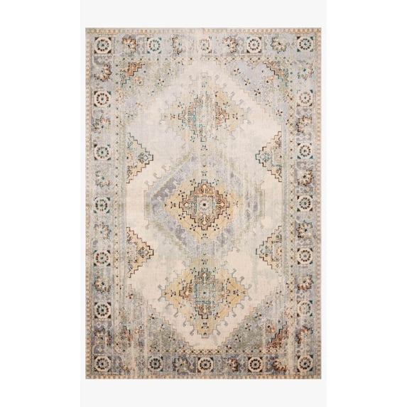 Loloi Isadora Oriental Oatmeal / Silver Area Rug