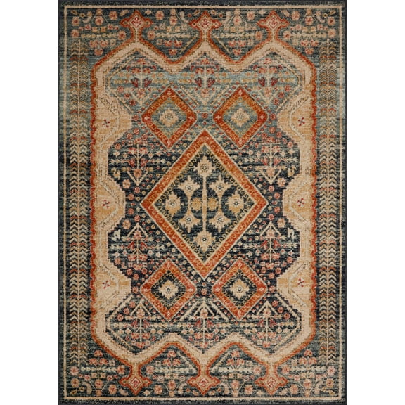 Loloi Jocelyn Southwestern Navy / Multi Area Rug