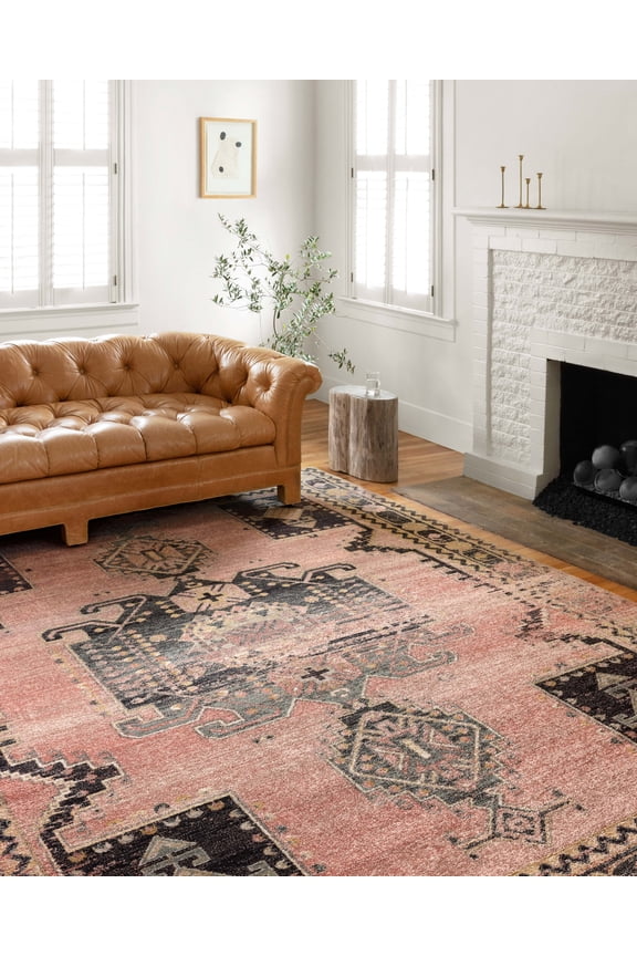 Jocelyn Southwestern Rose / Rose Area Rug
