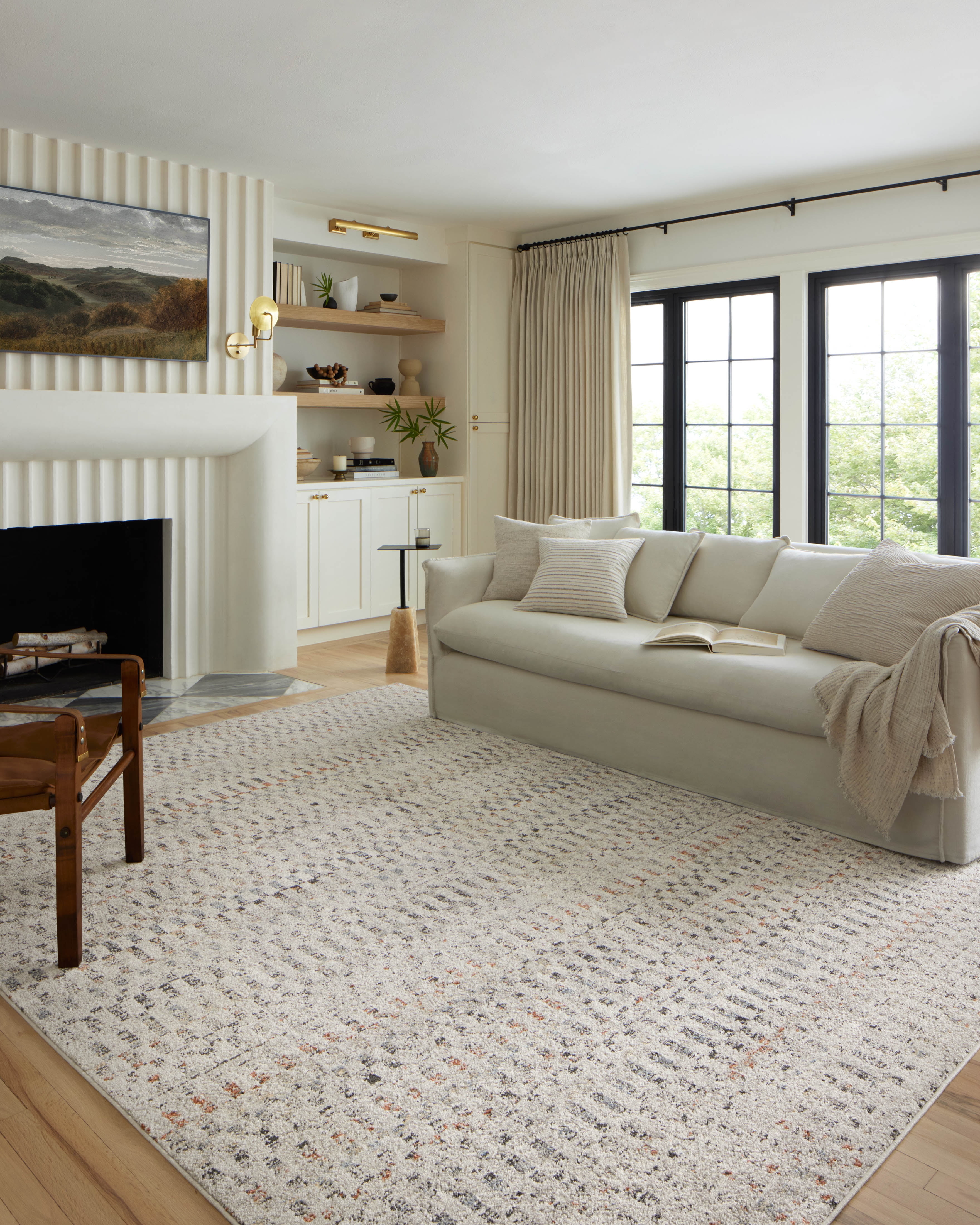 Loloi Kamala Grey / Multi 9'-2" x 13' Area Rug
