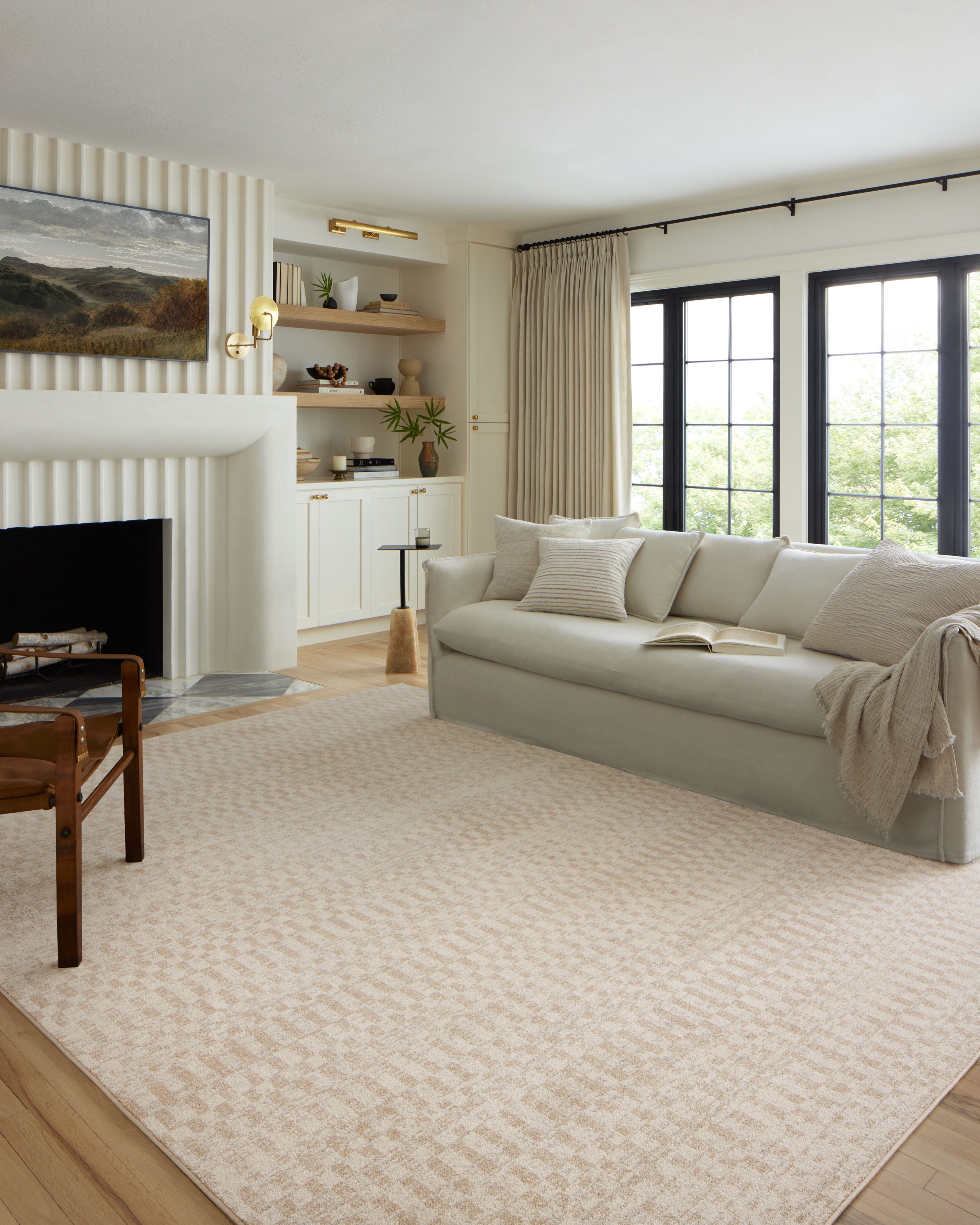 Loloi Kamala Ivory / Natural 11'-2" x 15'-7" Area Rug