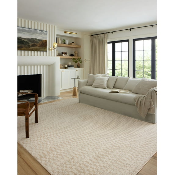 Loloi Kamala Ivory / Natural 2'-7" x 10'-0" Runner Rug