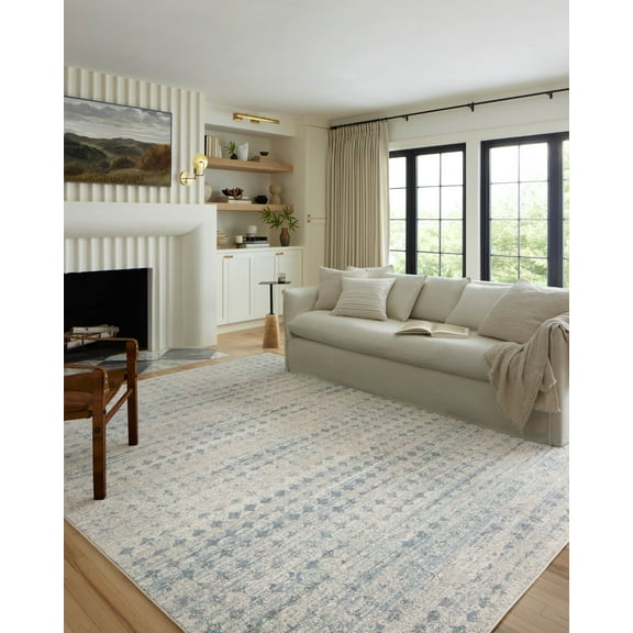 Loloi II Kamala Sky / Dove 2'-7" x 8'-0" Runner Rug