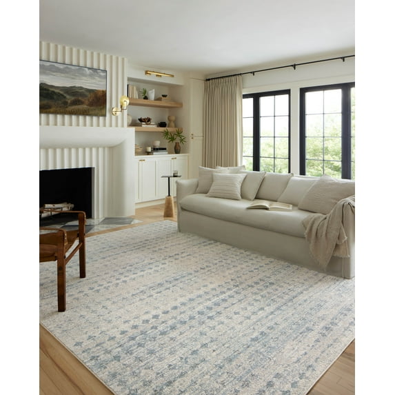 Loloi II Kamala Sky / Dove 2'-7" x 8'-0" Runner Rug