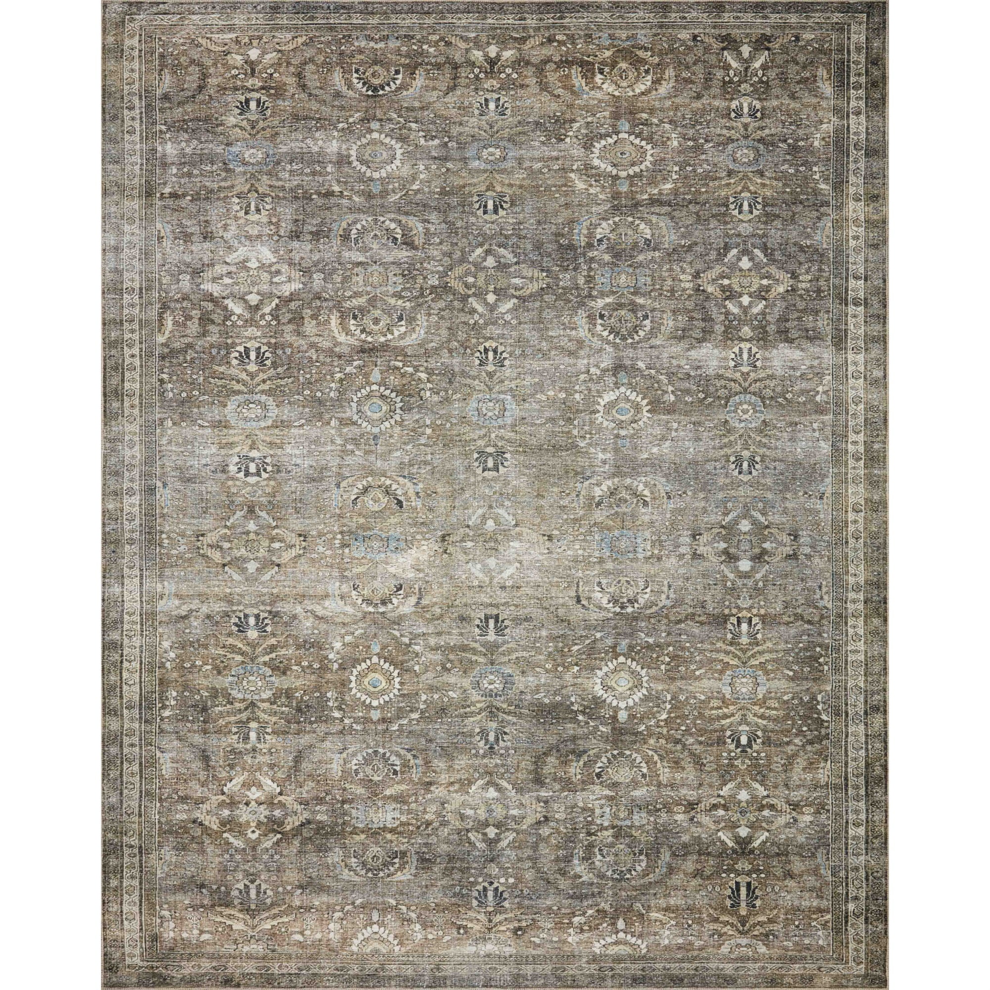 ライライ Loloi II Layla LAY-13 Traditional Oriental Area Rug, Antique/Moss