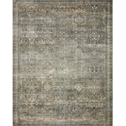 Loloi Layla LAY-13 Printed Antique / Moss Oriental Area Rug 7-6 x 9-6