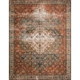 thumbnail image 1 of Loloi Layla Printed Oriental Distressed Ocean / Multi Area Rug, 1 of 6