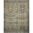 thumbnail image 1 of Loloi Layla Printed Oriental Distressed Olive / Charcoal 5'-0" x 7'-6" Area Rug, 1 of 11