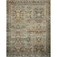 thumbnail image 1 of Loloi Layla Printed Oriental Distressed Olive / Charcoal 9'-6" x 14' Area Rug, 1 of 10